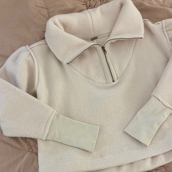 Free People Poppy Quarter Zip Pullover - Picture 9 of 11